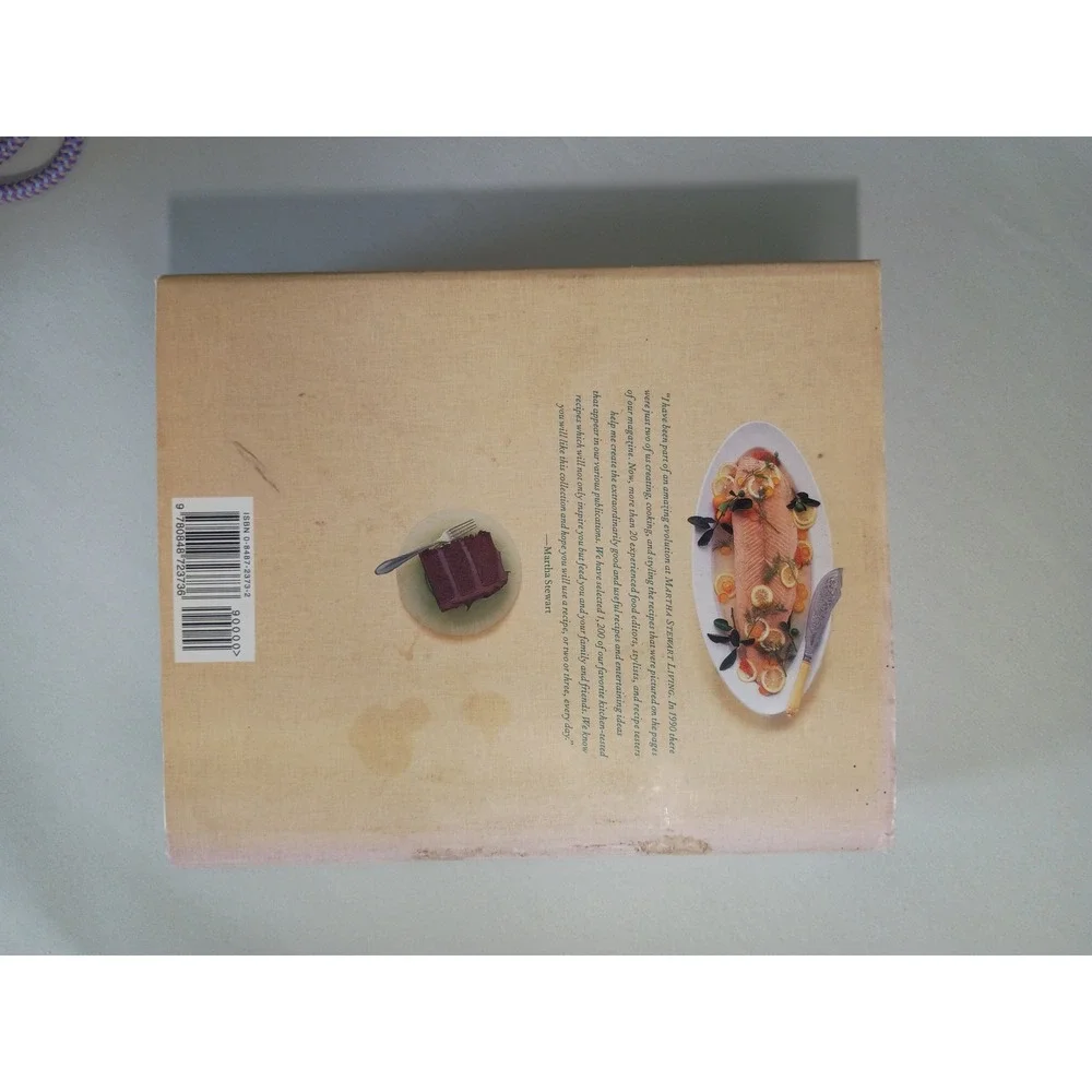 The Martha Stewart Living Cookbook 1200 Recipes Hardcover 2000 1st Edition
